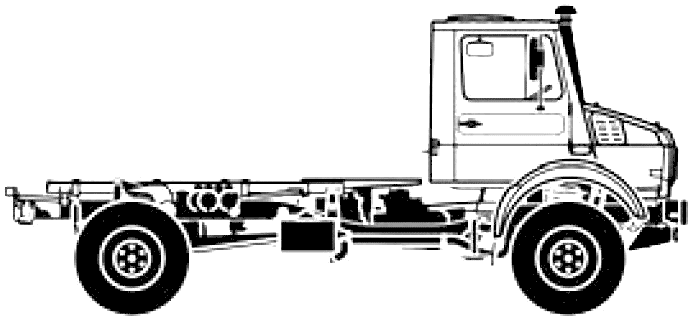 Unimog U3000 LWB blueprints