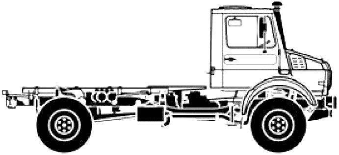 Unimog U4000 LWB blueprints