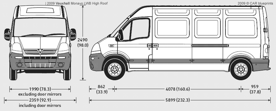 vauxhall high top van