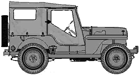 Willys Jeep CJ blueprints