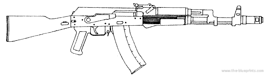 AK-74M blueprints. blueprints. 
