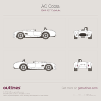 1964 AC Cobra 427 Roadster blueprint