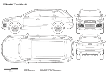 Как нарисовать audi q7