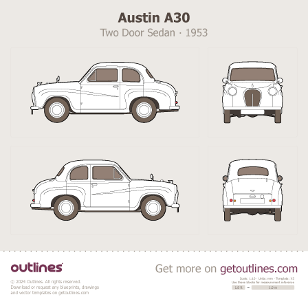 Austin A30 blueprint