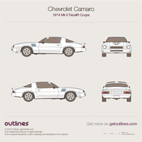 1974 Chevrolet Camaro Mk II Facelift Coupe blueprint