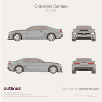 2015 Chevrolet Camaro ZL1 Coupe blueprint