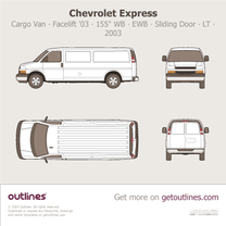 2003 Chevrolet Express 2500 Cargo Van ∙ Facelift '03 155