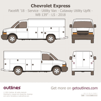 2018 Chevrolet Express Service ∙ Utility Van ∙ Facelift '18 Cutaway Utility Upfit ∙ WB 139
