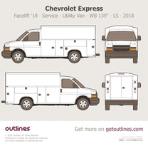 2018 GMC Savana 3500 Service ∙ Utility Van ∙ Facelift '18 WB 139