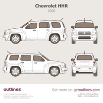 2006 Chevrolet HHR Wagon blueprint