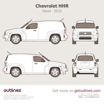 2006 Chevrolet HHR Panel Van blueprint