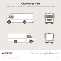 1996 Chevrolet P30 Step Van ∙ Utilimaster ∙ HLS 18' ∙ P1000 ∙ WB 178