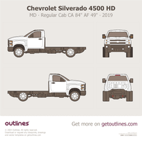 2019 Chevrolet Silverado 4500 HD 1 Gen ∙ MD Chassis ∙ Regular Cab ∙ CA 84