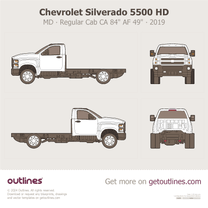 2019 Chevrolet Silverado 5500 HD 1 Gen Chassis ∙ Regular Cab ∙ CA 84
