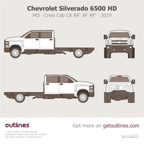 2019 Chevrolet Silverado 6500 HD 1 Gen Chassis ∙ Crew Cab ∙ CA 84