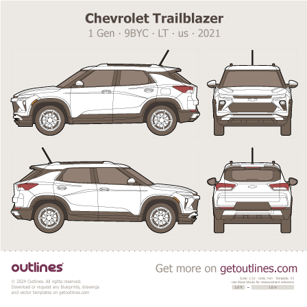 Chevrolet TrailBlazer blueprint