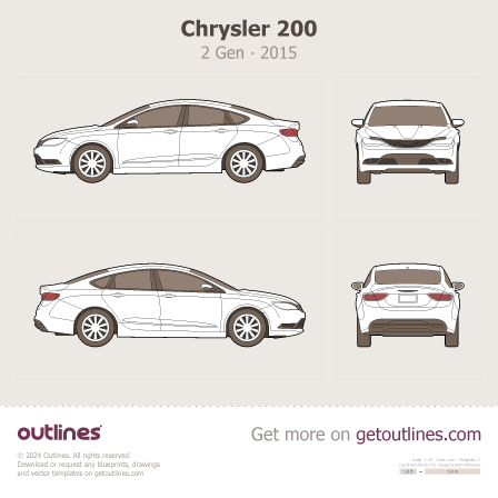 Chrysler 200 blueprint