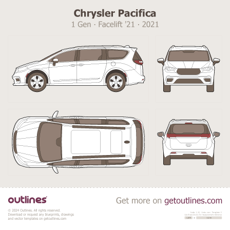 Chrysler Pacifica blueprint