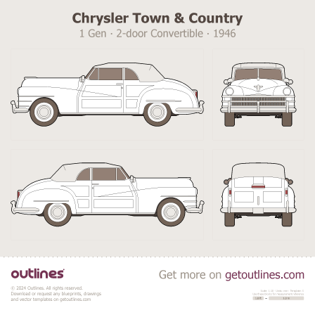 Chrysler Town & Country blueprint