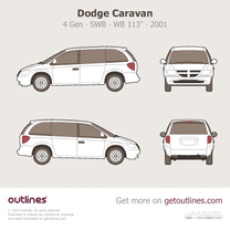 2001 Dodge Caravan 4 Gen SWB ∙ WB 113