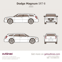 2005 Dodge Magnum SRT-8 Wagon blueprint