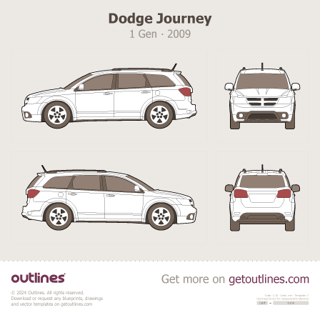 Dodge Journey blueprint