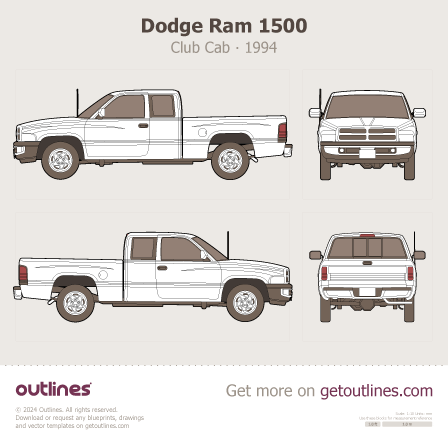 Dodge Ram blueprint