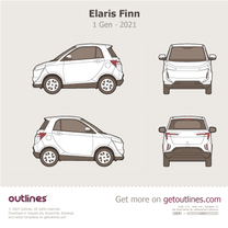 2021 Elaris Finn 1 Gen Hatchback blueprint