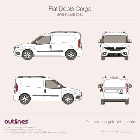 Fiat Doblo blueprint