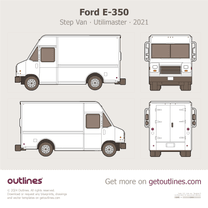 2021 Ford E-350 Step Van ∙ Utilimaster ∙ HLS2 ∙ COE 12' ∙ P500 ∙ WB 138