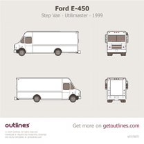 1999 Ford E-450 Step Van ∙ Utilimaster ∙ HLS 18' ∙ P1000 ∙ WB 178