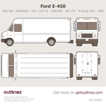 2006 Ford E-450 Step Van ∙ Utilimaster ∙ HLS ∙ COE 16' ∙ P800/900 ∙ WB 178