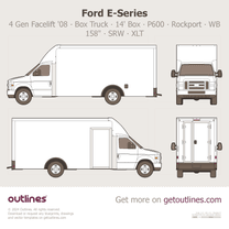 2013 Ford E-350 4 Gen Facelift '08 Box Truck ∙ 14' Box ∙ P600 ∙ Rockport ∙ WB 158