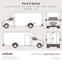 2013 Ford E-450 4 Gen Facelift '08 Box Truck ∙ 14' Box ∙ P700 ∙ Rockport ∙ WB 158