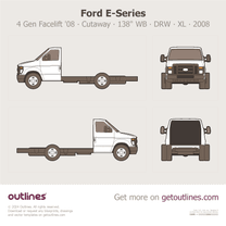 2008 Ford E-350 4 Gen Facelift '08 Cutaway ∙ 138