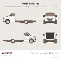2008 Ford E-Series 4 Gen Facelift '08 Cutaway ∙ 138