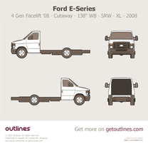 2008 Ford E-350 4 Gen Facelift '08 Cutaway ∙ 138
