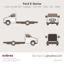2008 Ford E-350 4 Gen Facelift '08 Cutaway ∙ 138