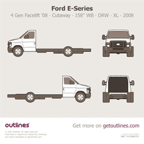 2008 Ford E-Series 4 Gen Facelift '08 Cutaway ∙ 158