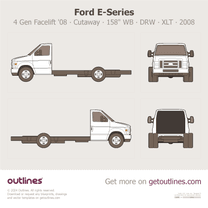 2008 Ford E-Series 4 Gen Facelift '08 Cutaway ∙ 158