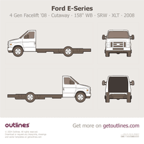 2008 Ford E-350 4 Gen Facelift '08 Cutaway ∙ 158