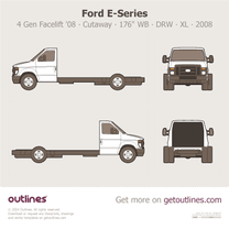 2008 Ford E-Series 4 Gen Facelift '08 Cutaway ∙ 176
