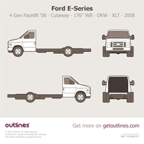 2008 Ford E-450 4 Gen Facelift '08 Cutaway ∙ 176