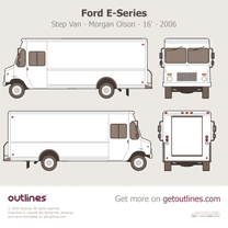 2006 Ford E-Series Step Van ∙ Morgan Olson 16' ∙ E350 Van blueprint