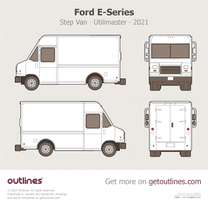 2021 Ford E-Series Step Van ∙ Utilimaster ∙ HLS2 ∙ COE 12' ∙ P500 ∙ WB 138