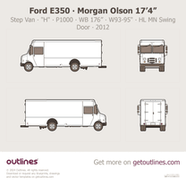 2012 Ford E-350 Step Van ∙ Morgan Olson ∙ 