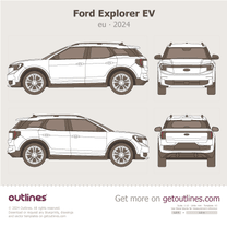 2024 Ford Explorer EV eu SUV blueprint