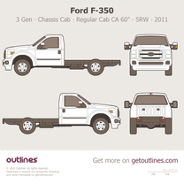 2011 Ford F-350 Super Duty 3 Gen Chassis Cab ∙ Regular Cab CA 60