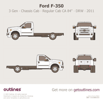 2011 Ford F-350 Super Duty 3 Gen Chassis Cab ∙ Regular Cab CA 84
