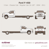 2011 Ford F-450 Super Duty 3 Gen Chassis Cab ∙ Regular Cab CA 120